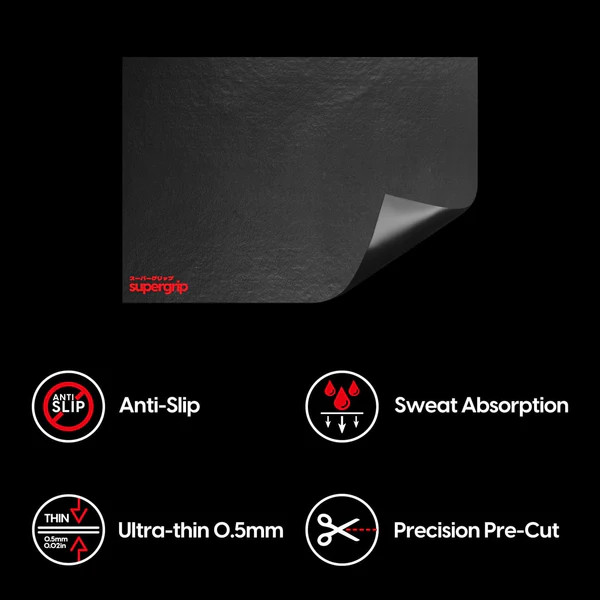 Miếng dán chống trượt Pulsar Supergrip - Universal Grip Tape Uncut Sheet - Hàng Chính Hãng