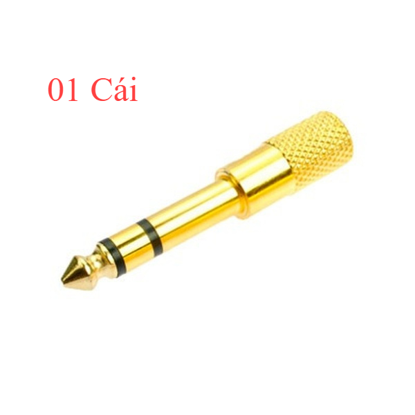Combo 2 đầu jack chuyển đổi âm thanh từ 3.5 sang 6.5mm