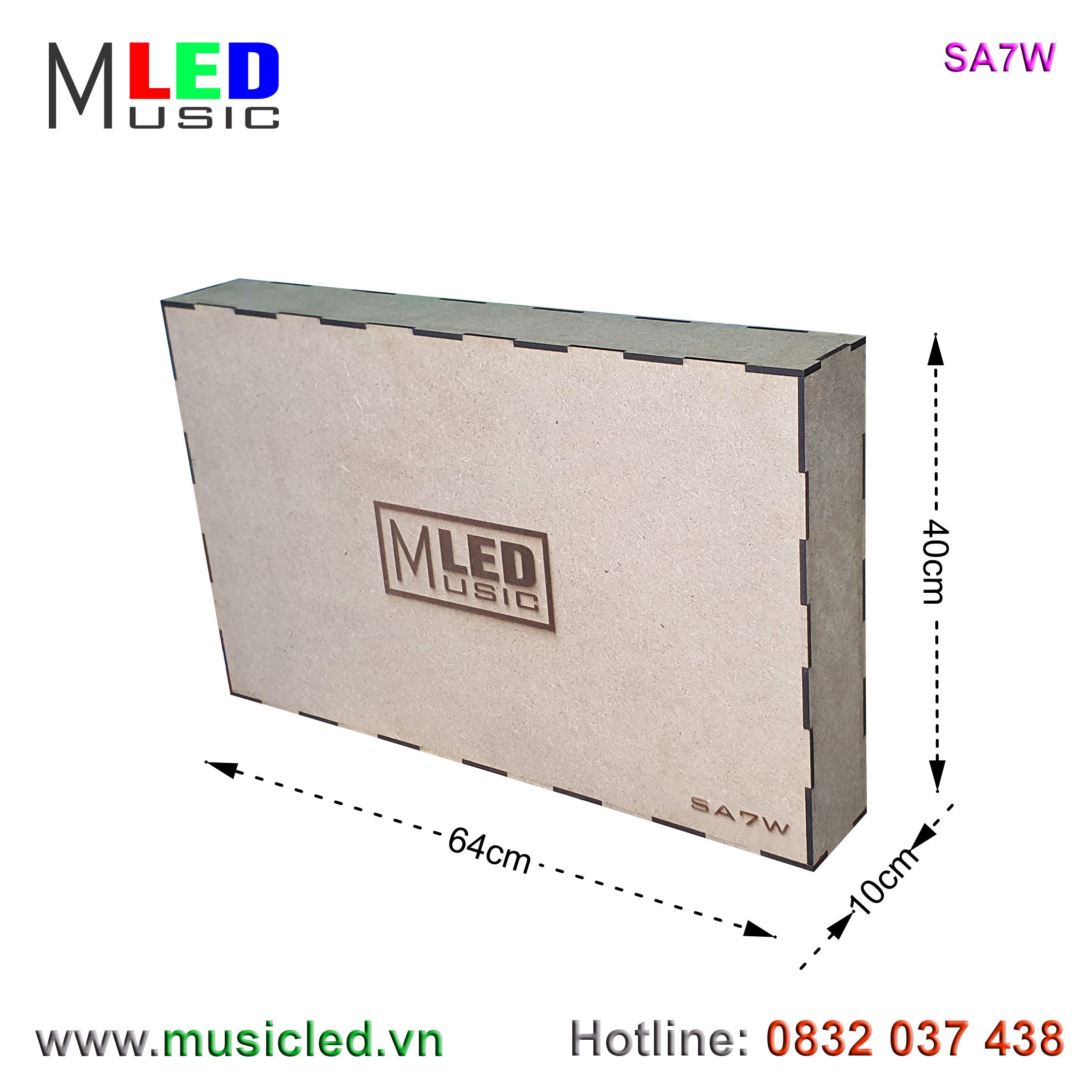 Dàn đèn Music LED nháy theo tần số nhạc 7 cột treo tường