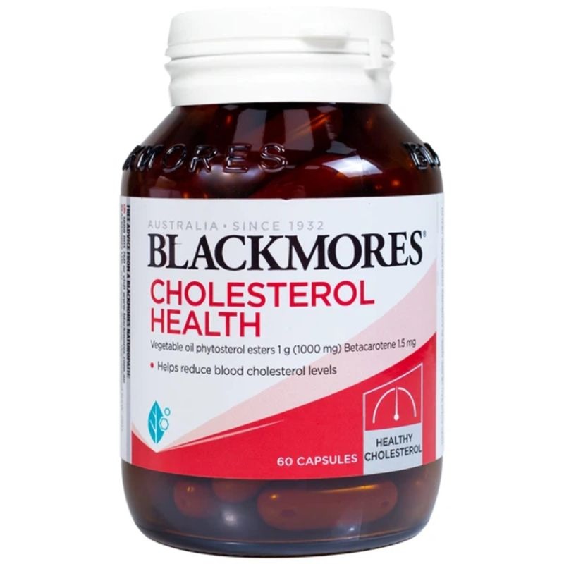 Thực Phẩm Bảo Vệ Sức Khỏe Blackmores Cholesterol Health Hỗ Trợ Ngăn Ngừa Bệnh Tim Mạch