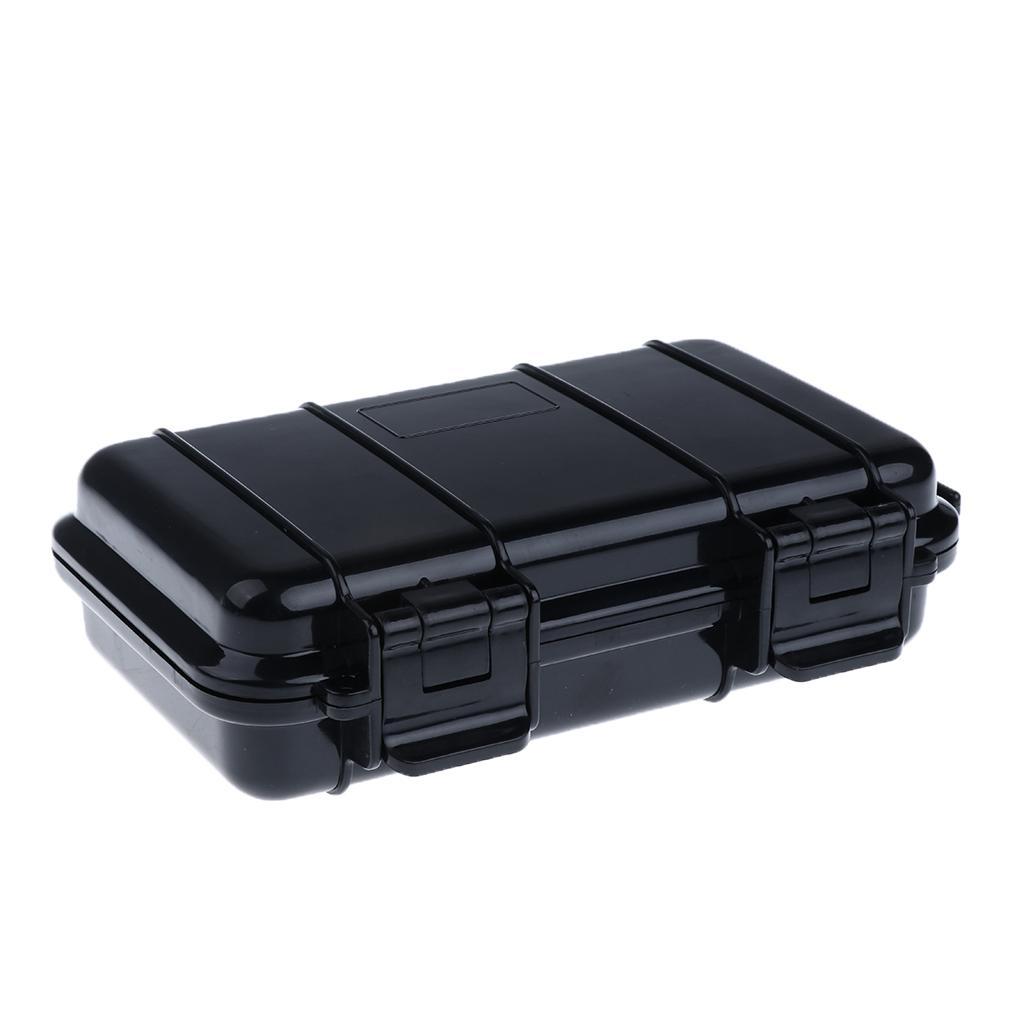 2pcs Outdoor Shockproof Airtight Waterproof Box Container Storage Carry Case Size S + L