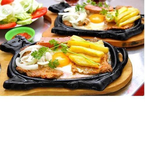 Bộ 2 Chảo Gang Làm Bò Bít Tết Chống Dính Cao Cấp
