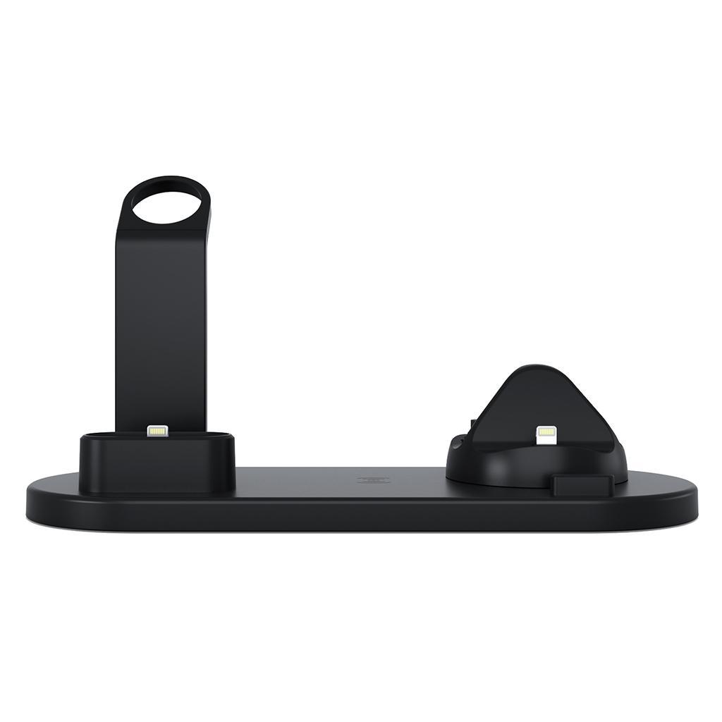 Wireless Mobile Phone Watch Earphone Fast Charging Station Base