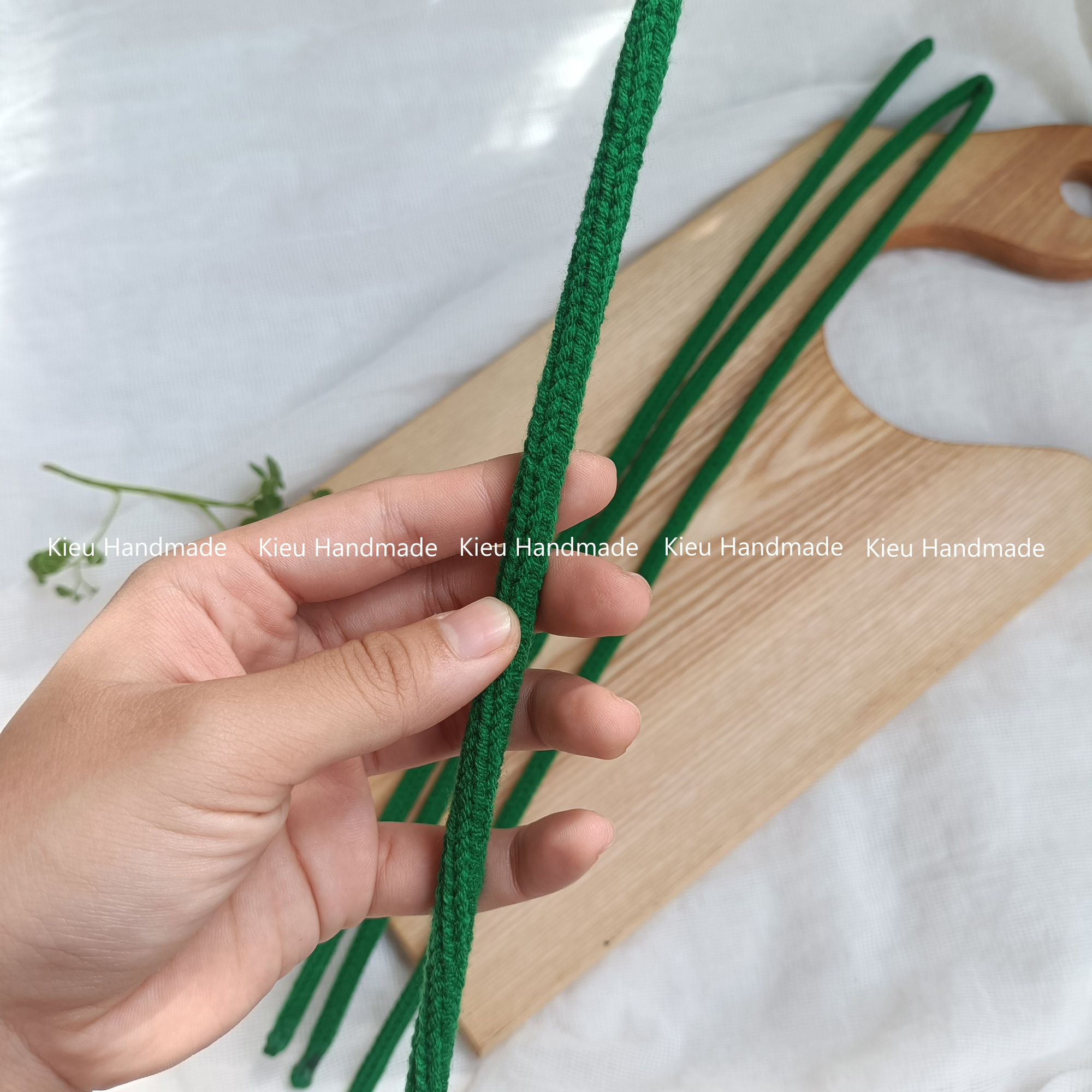 Dây len uốn chữ cái làm đồ trang trí 0.5m