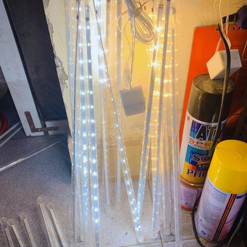 Đèn Sao Băng , Đèn led Sao Băng bộ 8 thanh mỗi thanh 50cm trang trí nhà hàng , đèn led sao băng trang trí giáng sinh