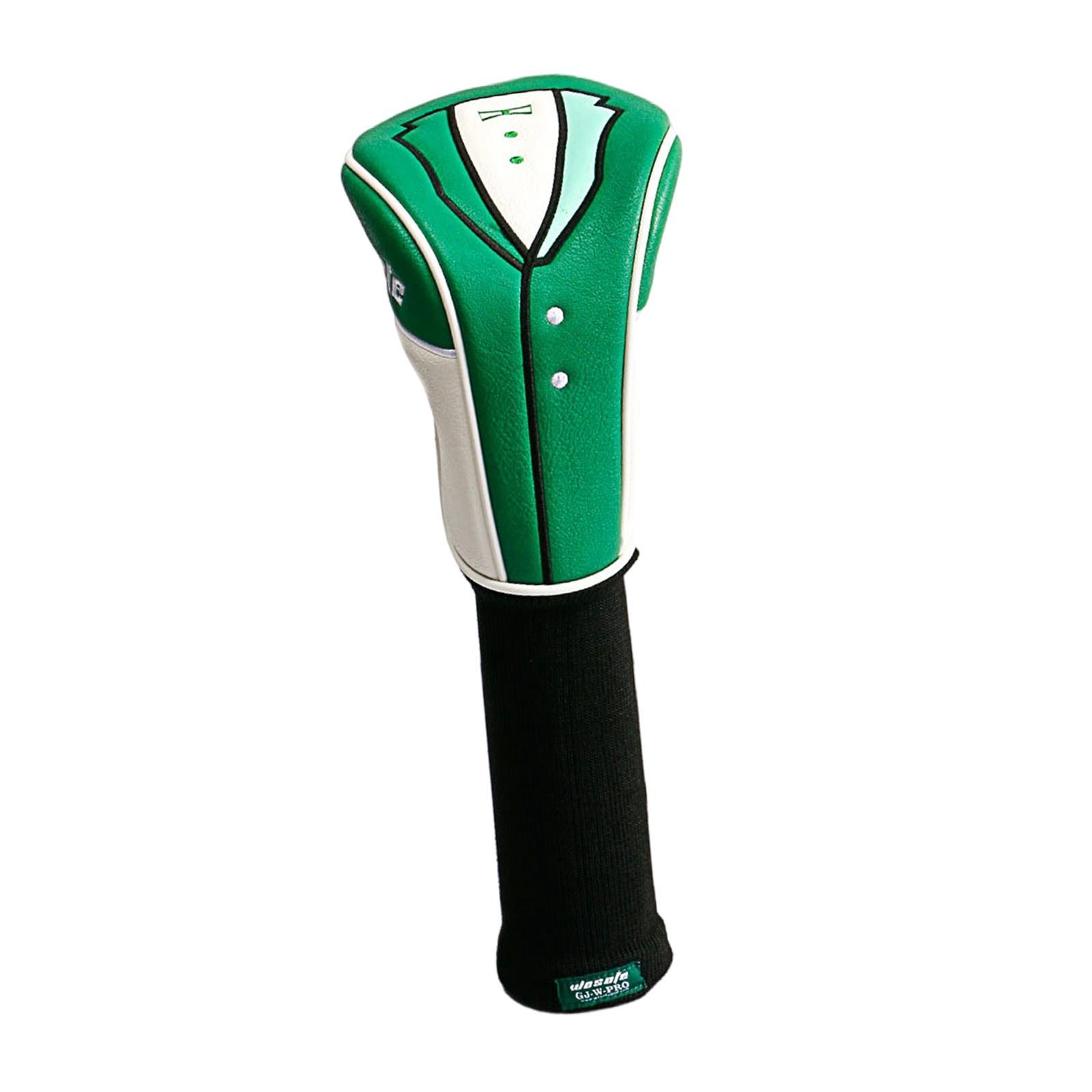 Golf Club Headcover Wood Head Covers Long Sleeves for Driver Fairway Hybrid Wood Clubs Supplies