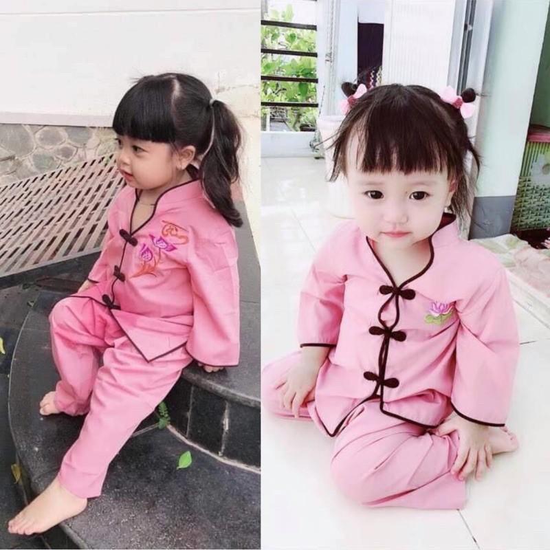 Đồ Lam Đi Chùa Cho Bé # Cổ Tàu Cho Bé # Đồ Bộ Bé # Quần Áo Bé