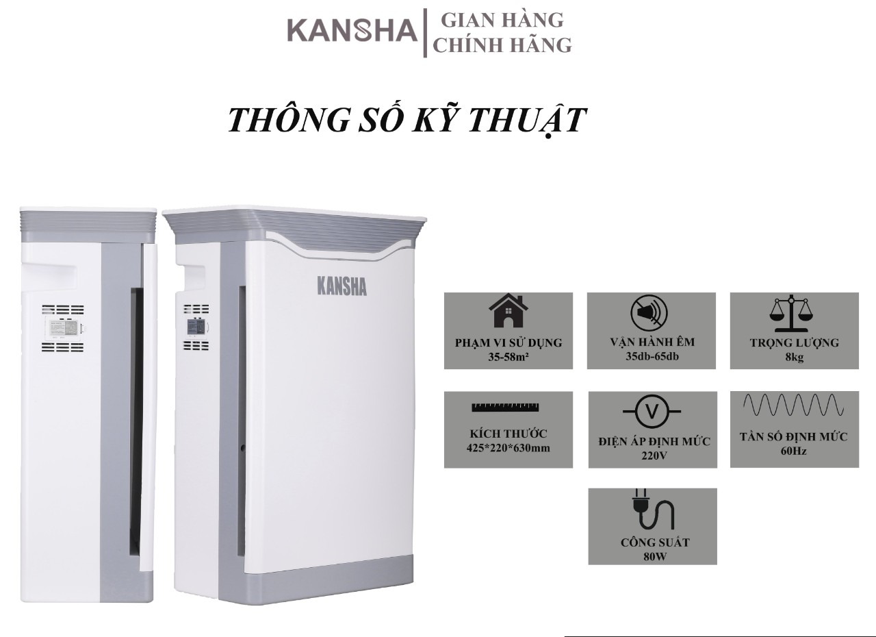 Máy lọc không khí KANSHA AP01 - Air Purifier