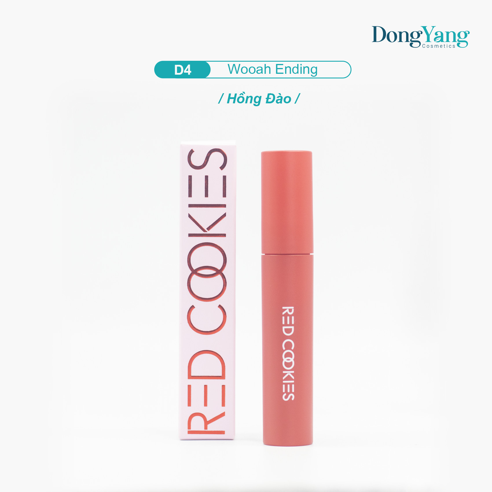 Son Lì Red Cookies Water Dew Velvet Tint Hàn Quốc Màu D4 - Hồng Đào