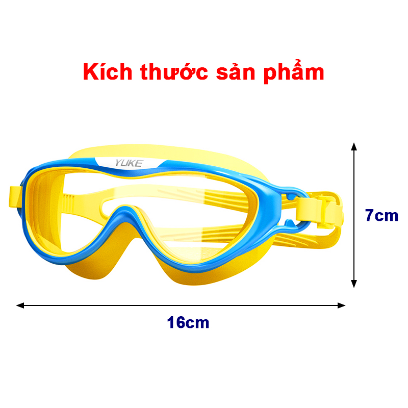 Kính bơi trẻ em 4-12 tuổi cao cấp Baby-S, Kính bơi cho bé góc nhìn rộng nhiều màu sắc tươi sáng - SKB008