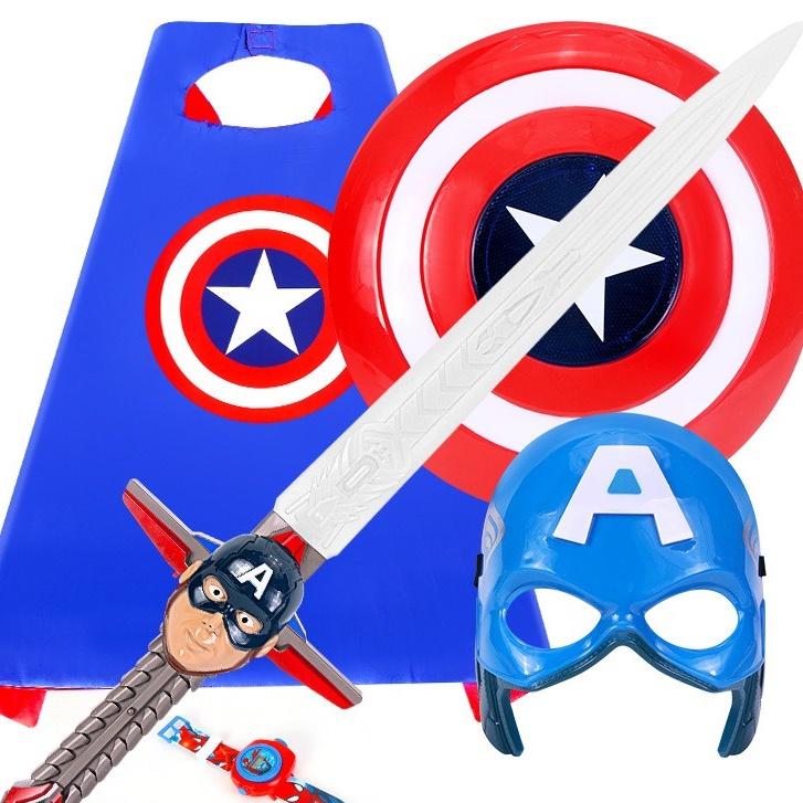 Mặt nạ laser và kiếm kính thiên văn của đội trưởng mỹ Captain America Cho Hóa Trang Cosplay
