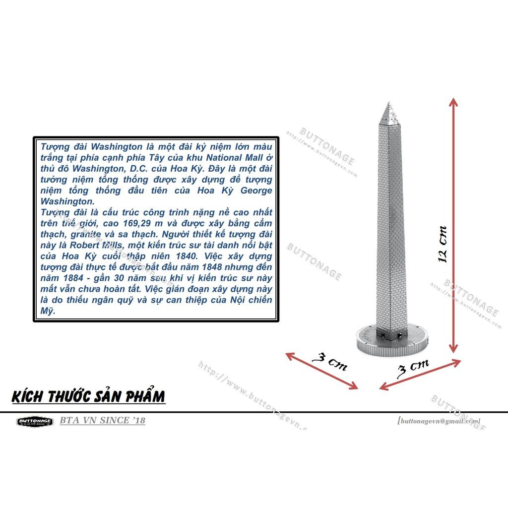 Mô Hình Lắp Ráp 3d Tượng đài Washington