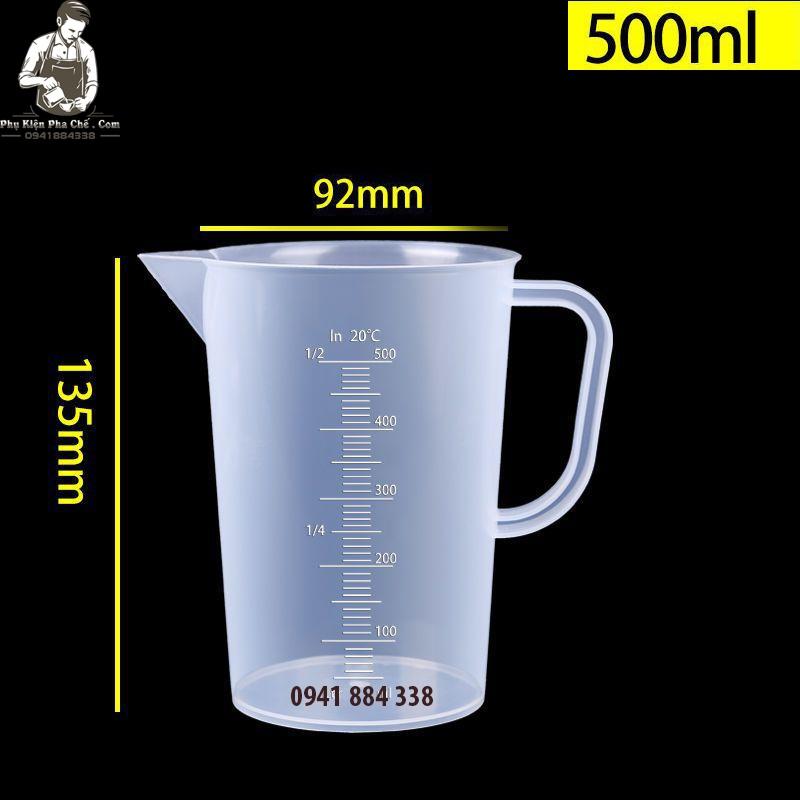 Ca Đong 500ml - Ca Nhựa 500ml - Ly Đong 500ml