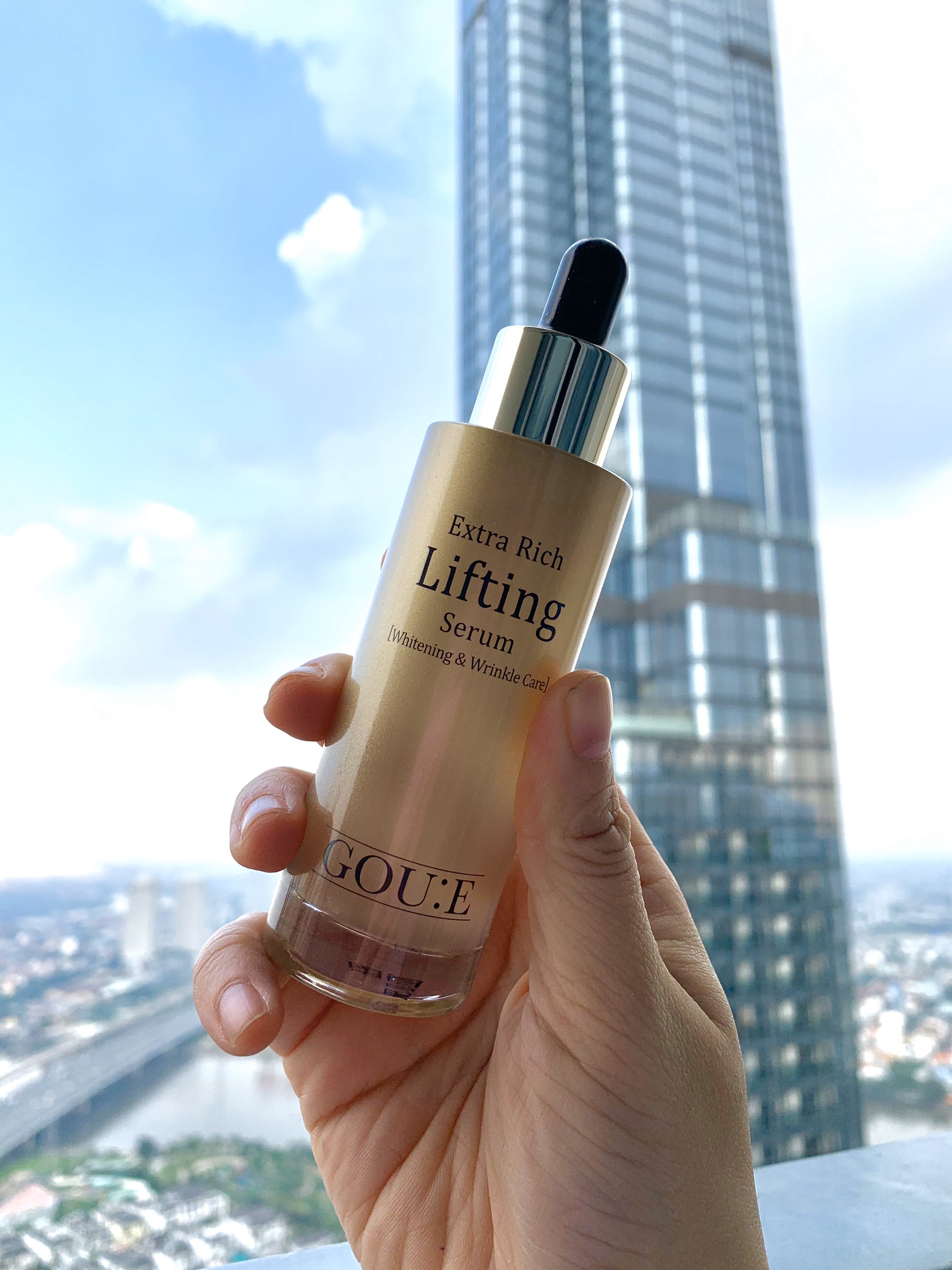 Tinh chất dưỡng trắng GOU:E EXTRA RICH LIFTING SERUM