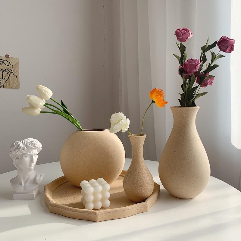 Bình Hoa Decor Trang Trí Bằng Gỗ Phong Cách Cổ Điển