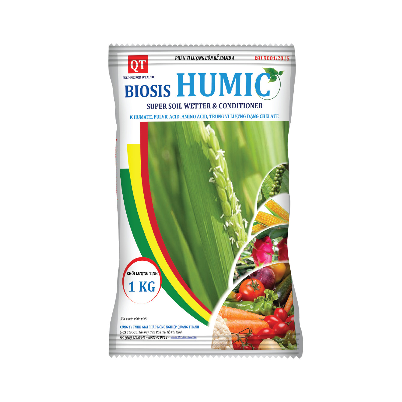 PHÂN BÓN BIOSIS HUMIC (70% Humate) - 1kg