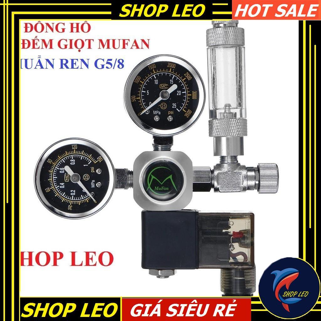 Bình Co2 TAIWAN 1 lít và VAN ĐIỆN - phụ kiện thủy sinh -shopleo