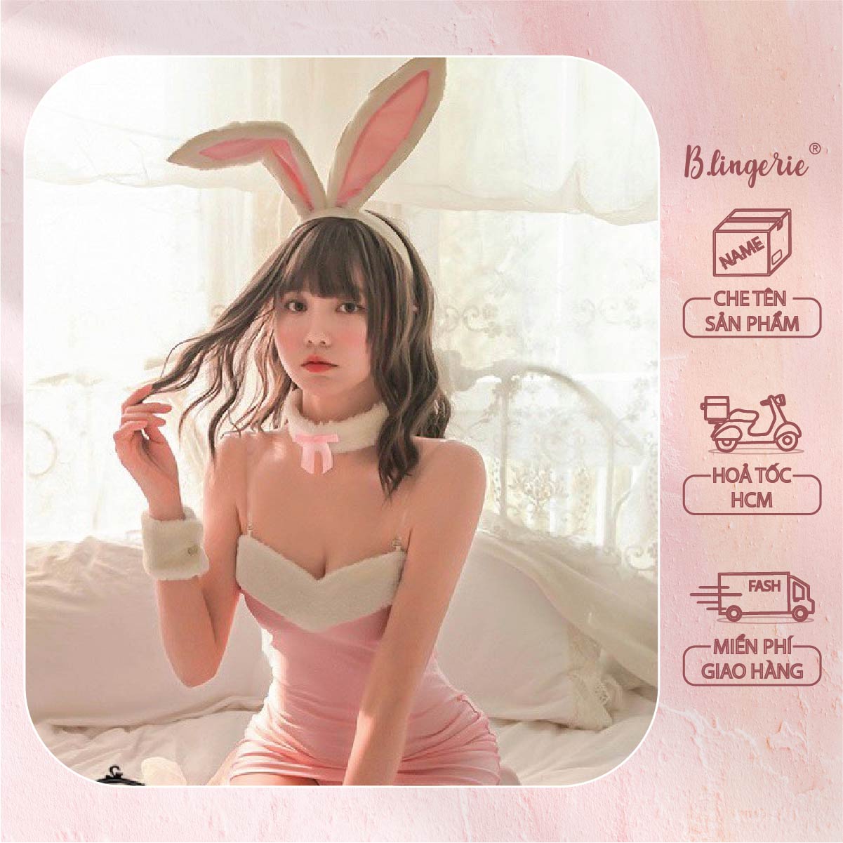 Đồ Cosplay Thỏ Gợi Cảm (Kèm Tất) - B.Lingerie