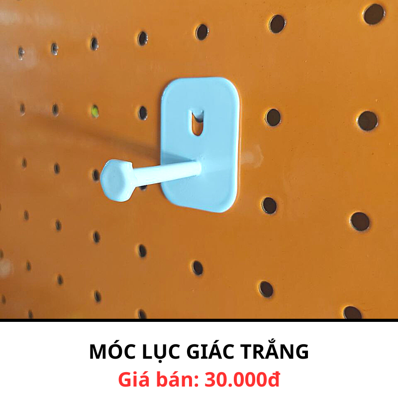 Móc treo lục giác Dola Home treo móc khóa, tai nghe, vật dụng làm việc công dụng đa năng - Phụ kiện bảng Pegboard