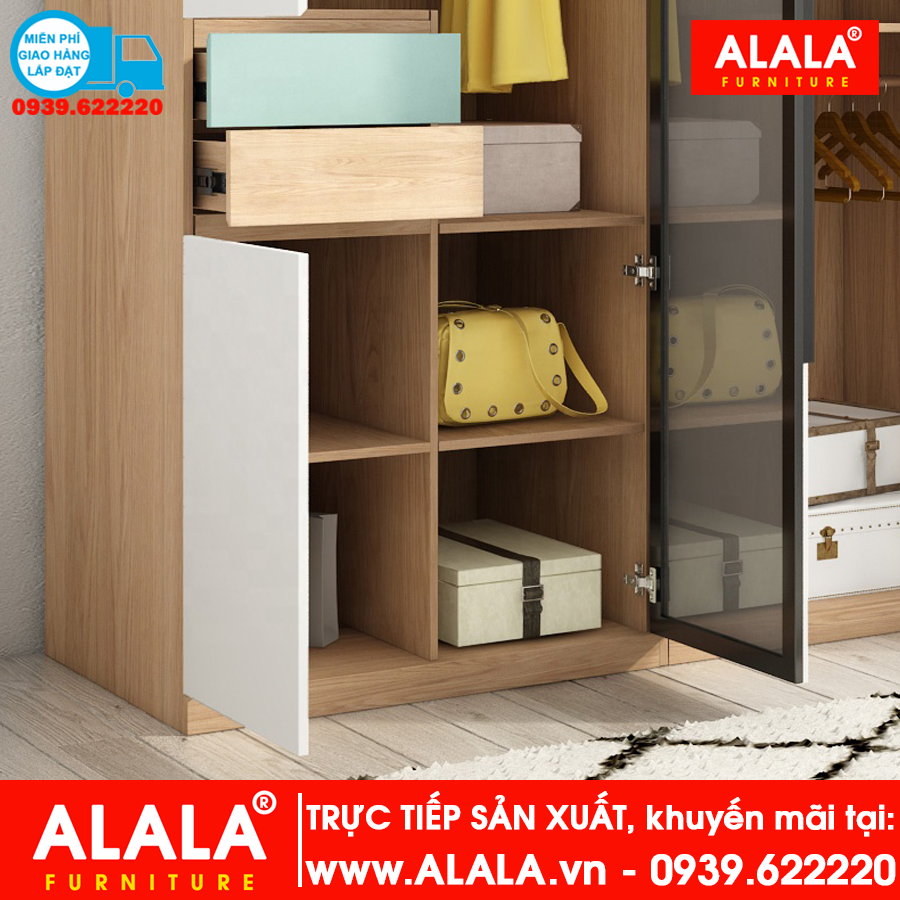 Tủ quần áo ALALA240 cao cấp - Thương hiệu: ALALA - Za.lo: 0939.622220