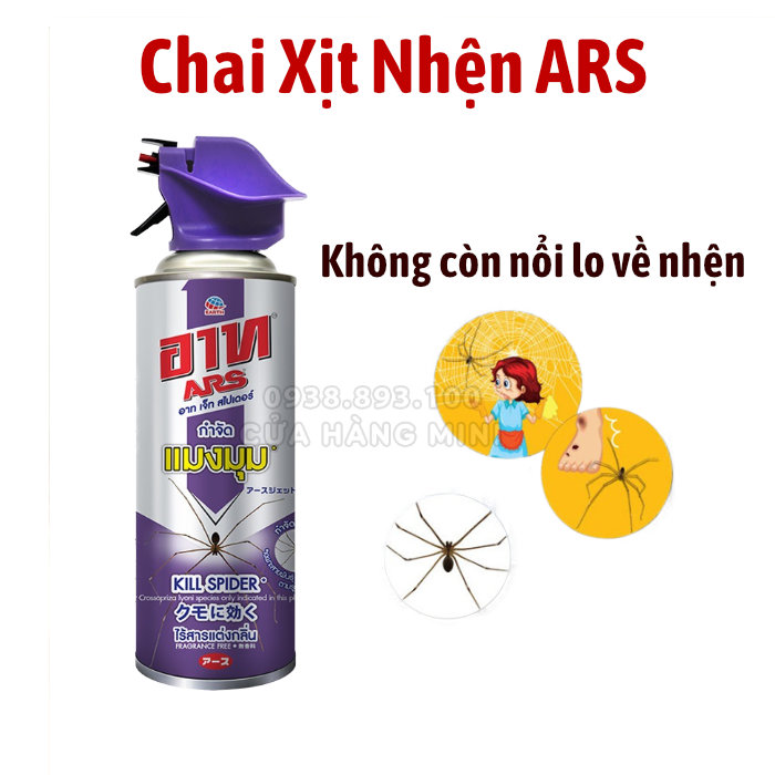 Chai Xịt Nhện ARS Jet Spider Thái Lan - 300ml