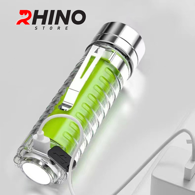 Đèn xe đạp siêu sáng cảm biến thông minh, chống nước Rhino L103 Gồm 8 chế độ sáng - Hàng chính hãng