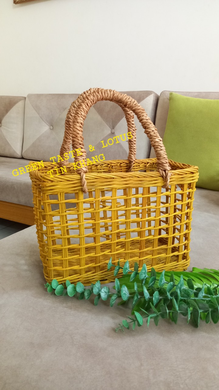 Giỏ Mây Picnic, Giỏ Mây Đựng Đồ Đa Năng Cao Cấp, Chuẩn Đẹp-GMPNDTLTK01
