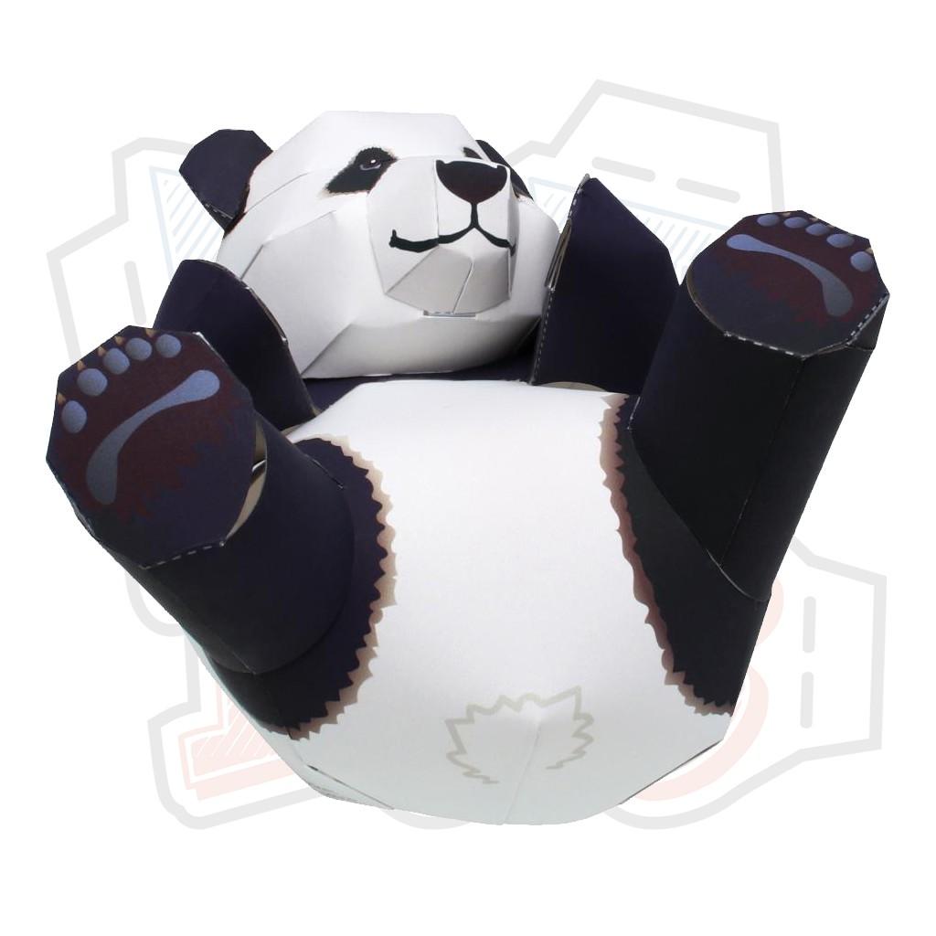 Mô hình giấy động vật gấu trúc Giant Panda ver 2