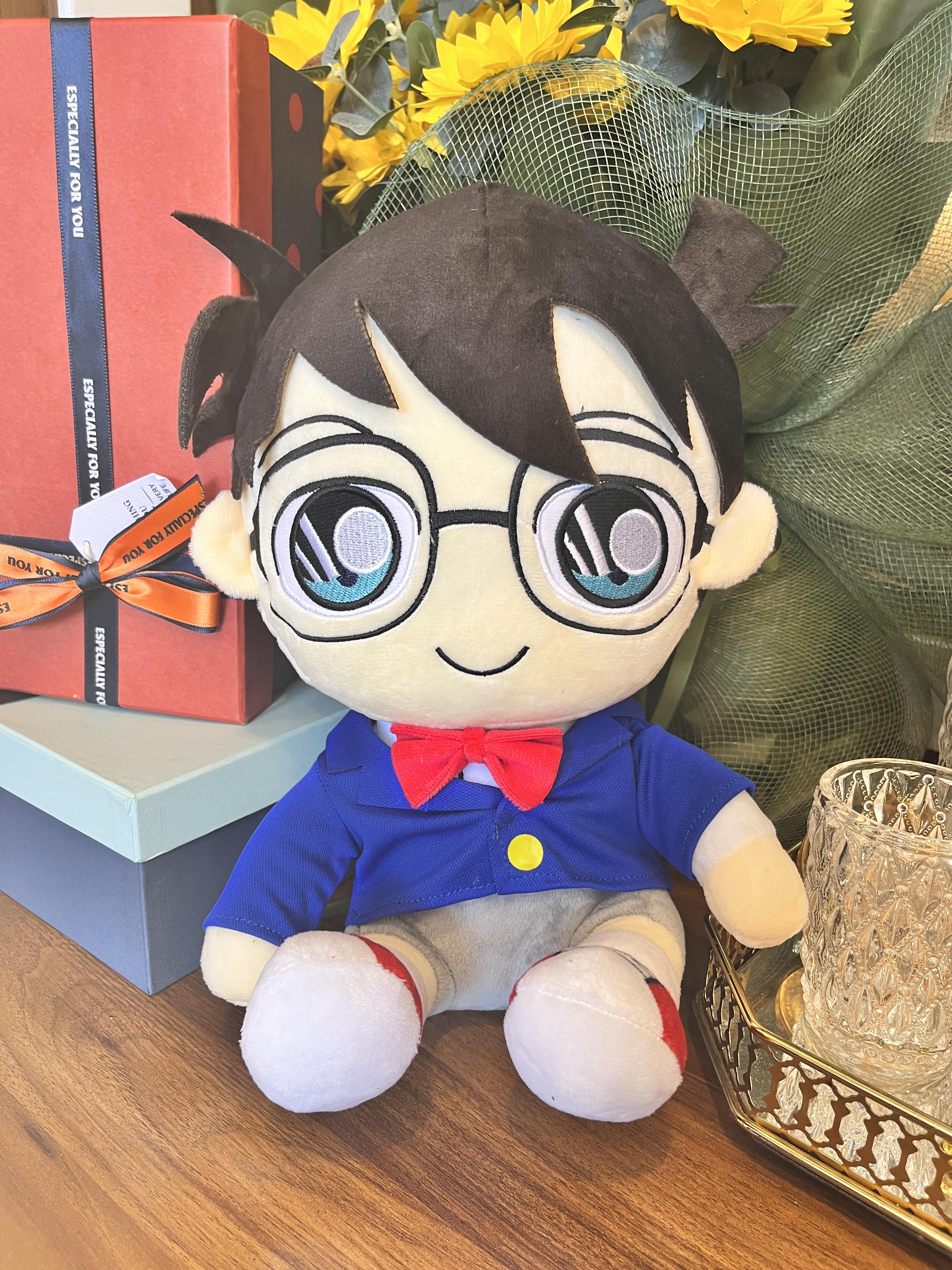 Gấu bông Conan, Thú bông Conan size M, Gấu bông hoạt hình cho bé, Gấu bông mền mịn 33cm - Sản Phẩm Có Bản Quyền, Phân Phối Bởi Teenbox