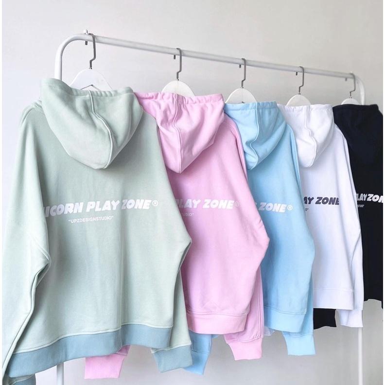 UPZ Áo Khoác Hoodie Dây Kéo Cơ Bản SS1 (5 Màu)