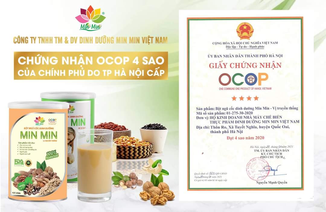 Ngũ Cốc Dinh Dưỡng Min Min 30 hạt - Ngũ Cốc Lợi Sữa Cao Cấp Min Min _ DATE LUÔN MỚI
