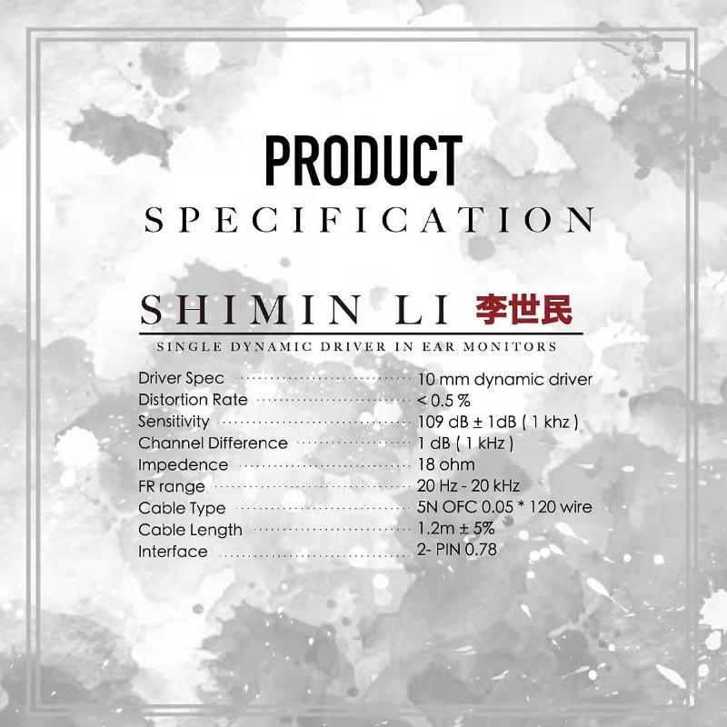 Tai Nghe Nhét Tai TANGZU Shimin Li N52 Với Giắc Cắm 0.78 2pin IEM Chất Lượng Cao