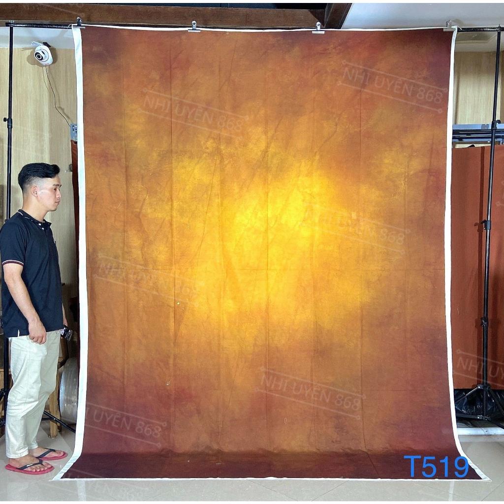 Tranh vải decor / Thảm vải treo tường / Thảm vải chụp ảnh chủ đề Loang nâu