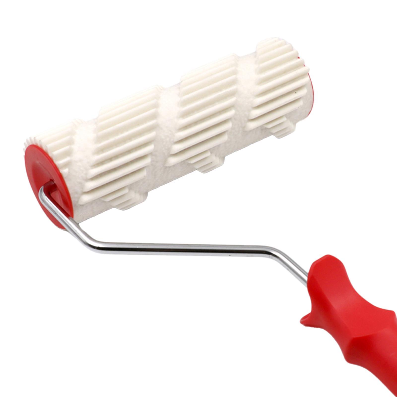 DIY Patterned Paint Roller, Por Decorative Wall Painting Tool Rubber Roller for Home Decor