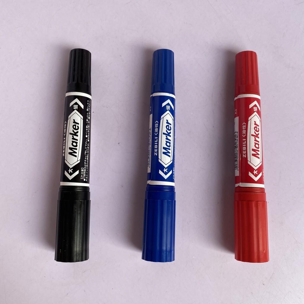 Bút lông dầu 3 màu, bút lông có thể đổ thêm khi hết mực
