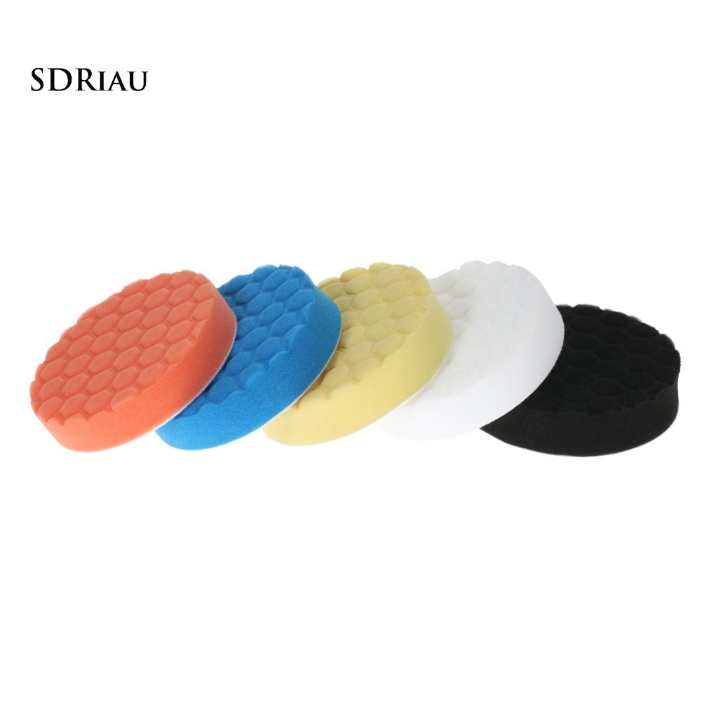 Set 5 Miếng Xốp Đánh Bóng Xe Hơi 5 Inch 125mm