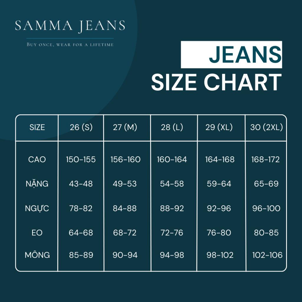 Quần short jean nữ lưng cao S01 túi đắp vuông_Quần bò jean chất Denim co giãn thương hiệu Samma Jeans