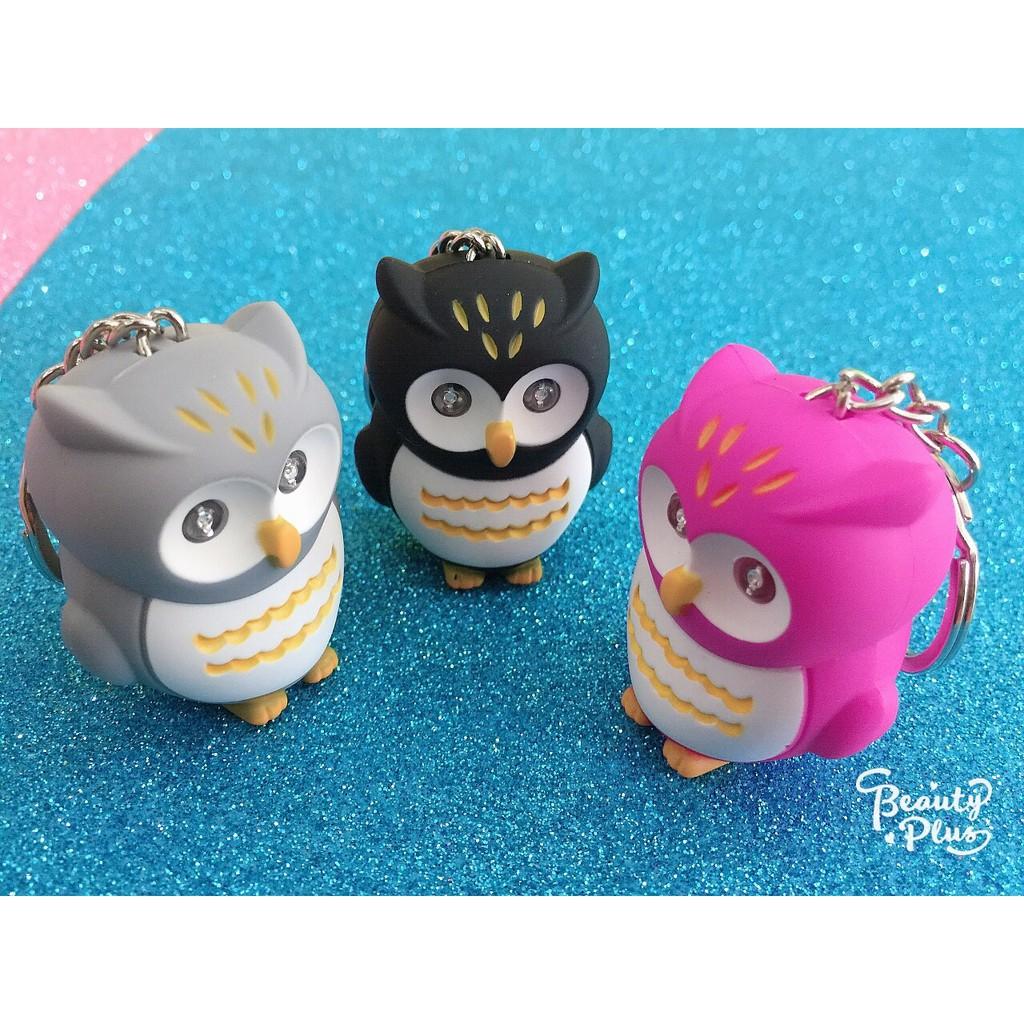 Móc khóa phát sáng chim cú mèo