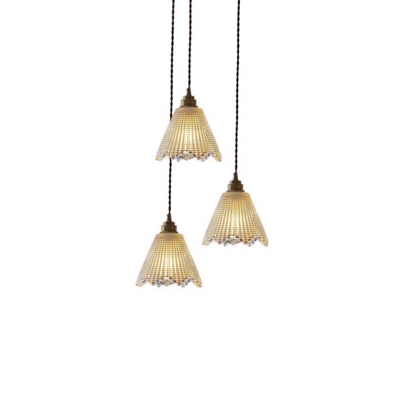 Đèn thả thuỷ tinh tô điểm phòng khách,bàn ăn,phòng ngủ,decor phong thái hiện đại-đã cho dù là bóng led.Bh 36 tháng DT