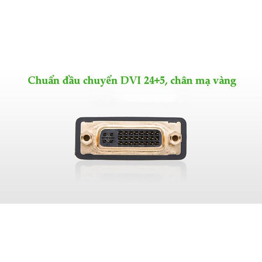 Đầu chuyển đổi HDMI sang DVI-I âm Ugreen 20123 chính hãng -Hàng Chính Hãng