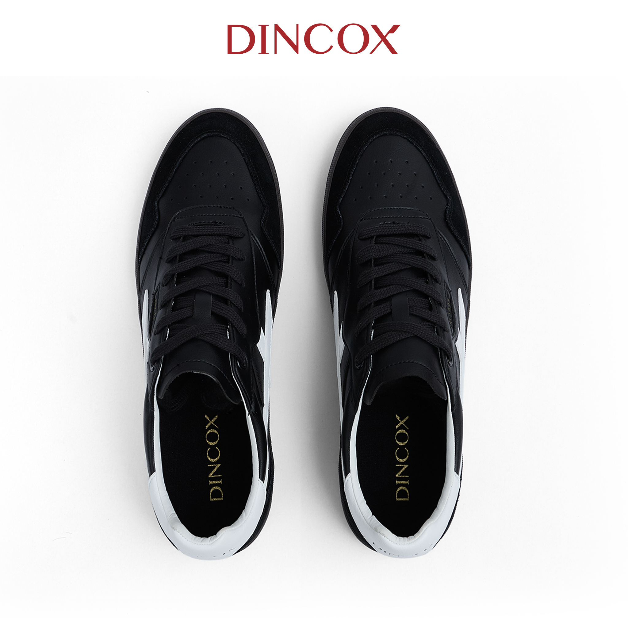 [NEW ARRIVAL] Giày Sneaker Nam Nữ DC48 SHADOW MOVE Dincox Shoes Đế Bằng - Da phối Suede Cao Cấp