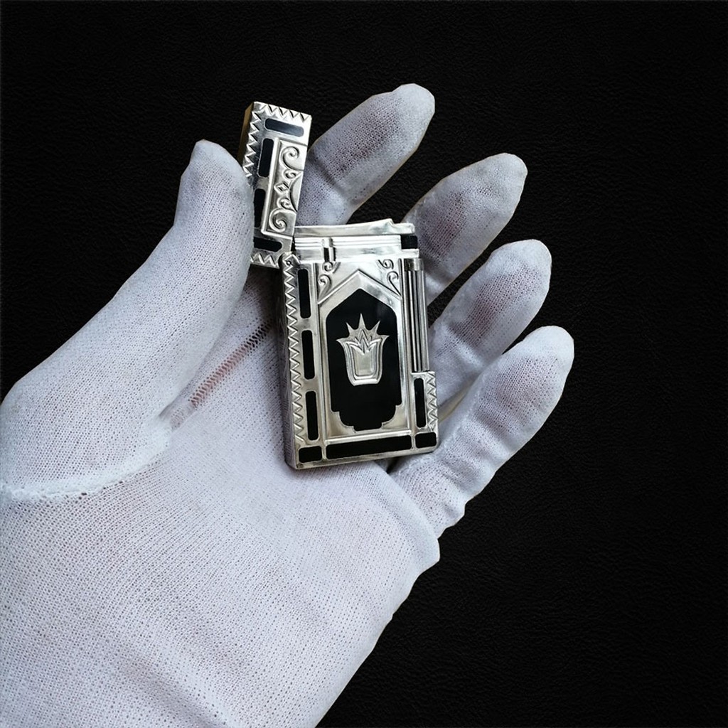 Vỏ Hột Quẹt Bật Lửa Upon Gas Đá D170T Họa Tiết Sơn Mài Hoàng Gia Đẹp Độc Lạ - Dùng Gas Đá Cao Cấp