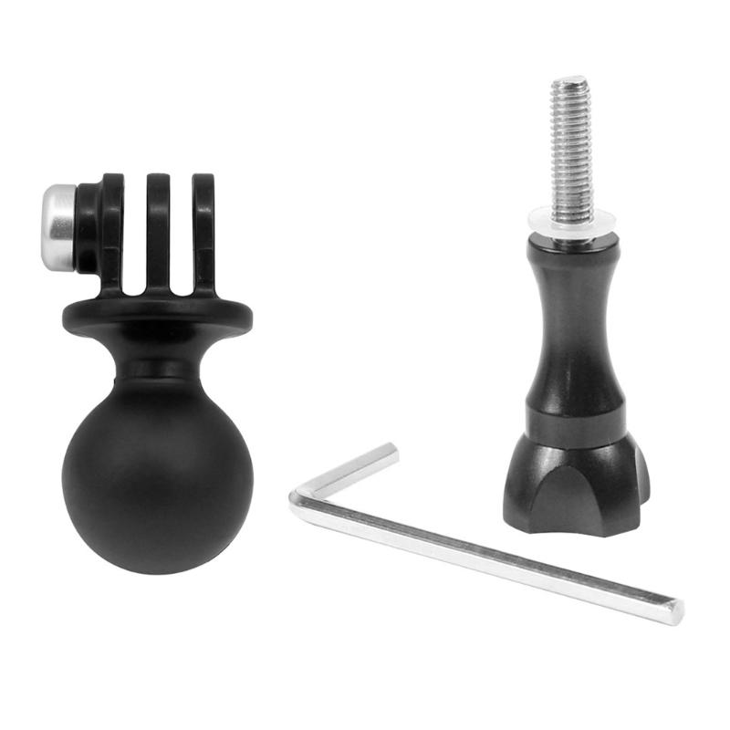 Máy ảnh bóng máy Tràn giá treo bộ chuyển đổi cơ sở 1inch cho GoPro 9 8 7 6 5 Camera hành động cho giá đỡ xe máy RAM