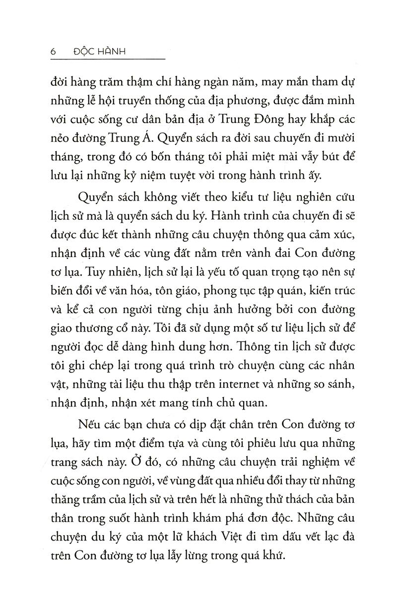 Độc Hành (Tái Bản)
