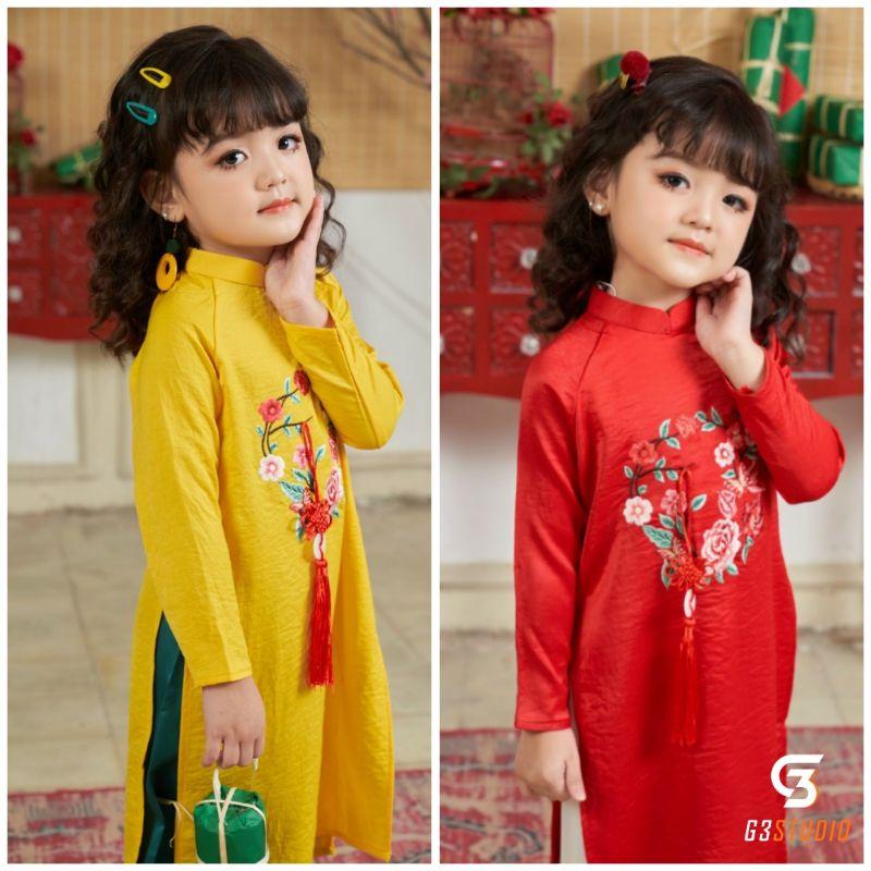 Sét áo dài cách tân mẹ bé đẹp sang