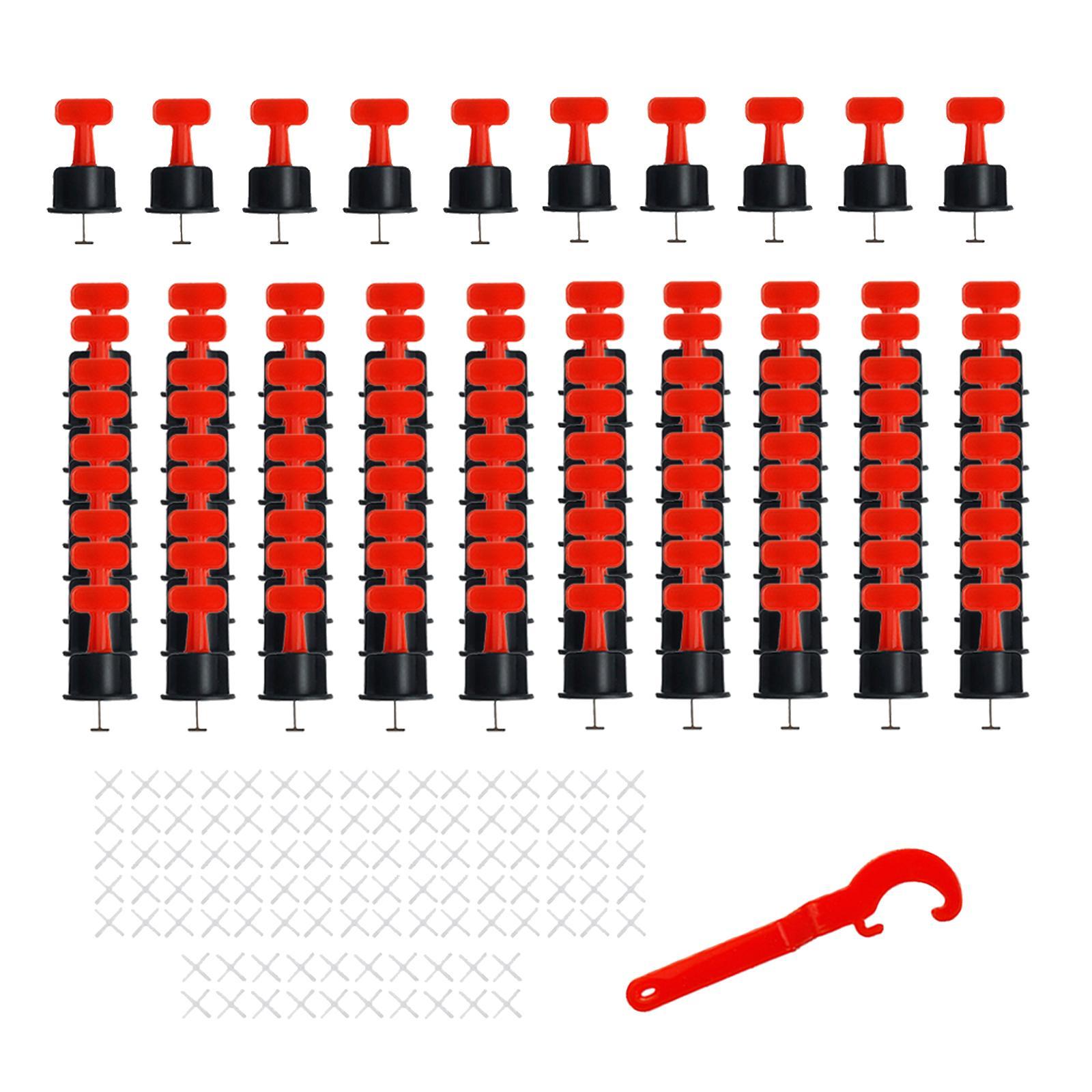 151 Pieces Tile Leveling System  with Wrenches for Floor Leveling Wall