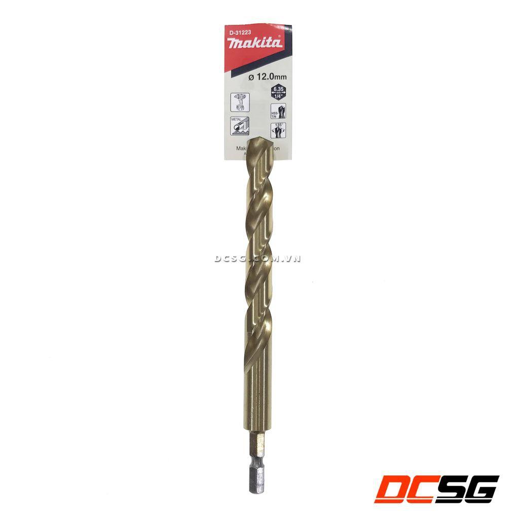 Mũi khoan sắt 8-13mm chuôi lục giác Hss-Tin Makita | DCSG