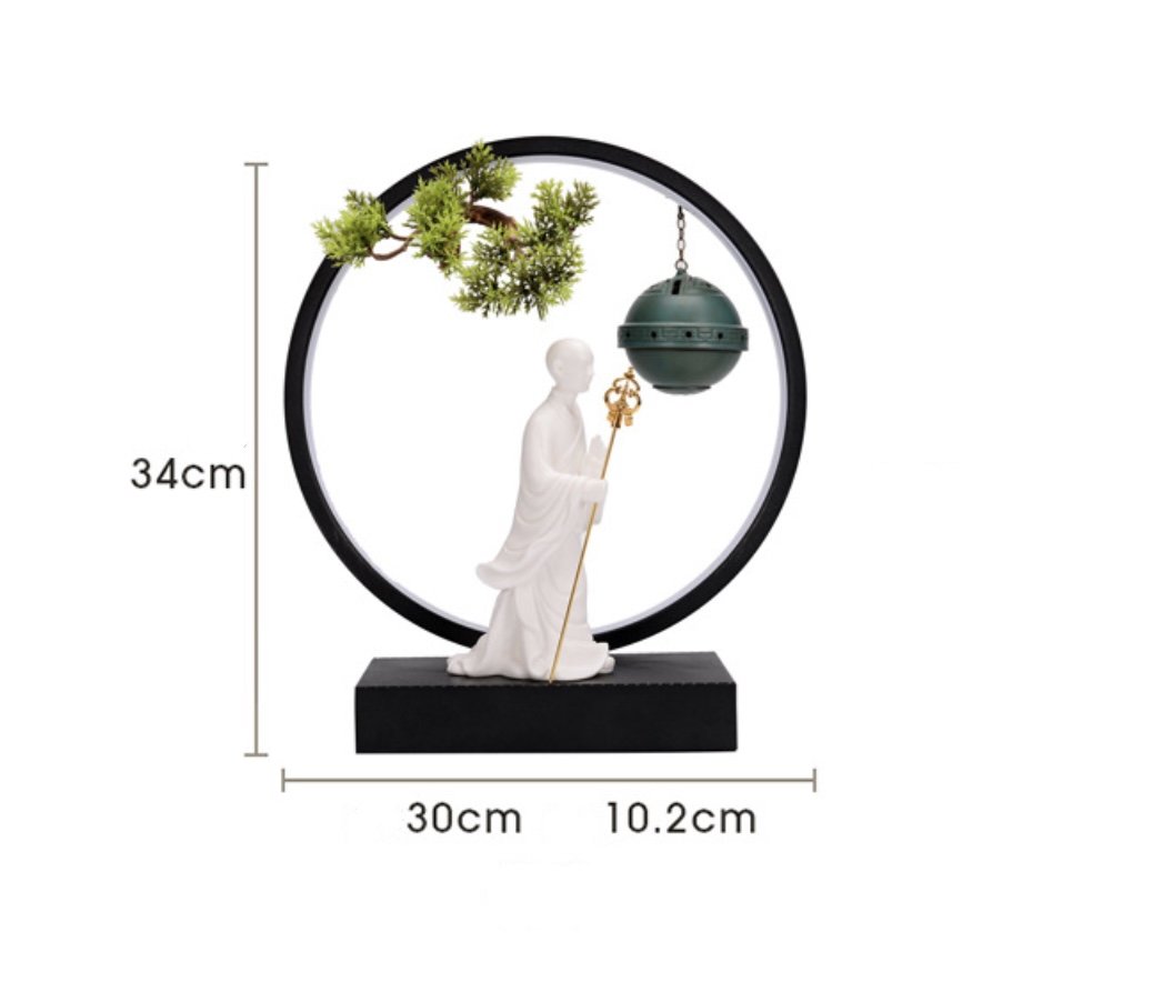 BỘ XÔNG TRẦM HƯƠNG LED TRÒN HÀNH TU TÂY THIÊN - TO THE WEST