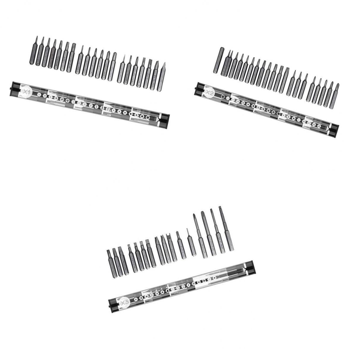X1+X2+X3 Set Magnetic Screwdriver Bit Screw Driver Head Set for  NEW