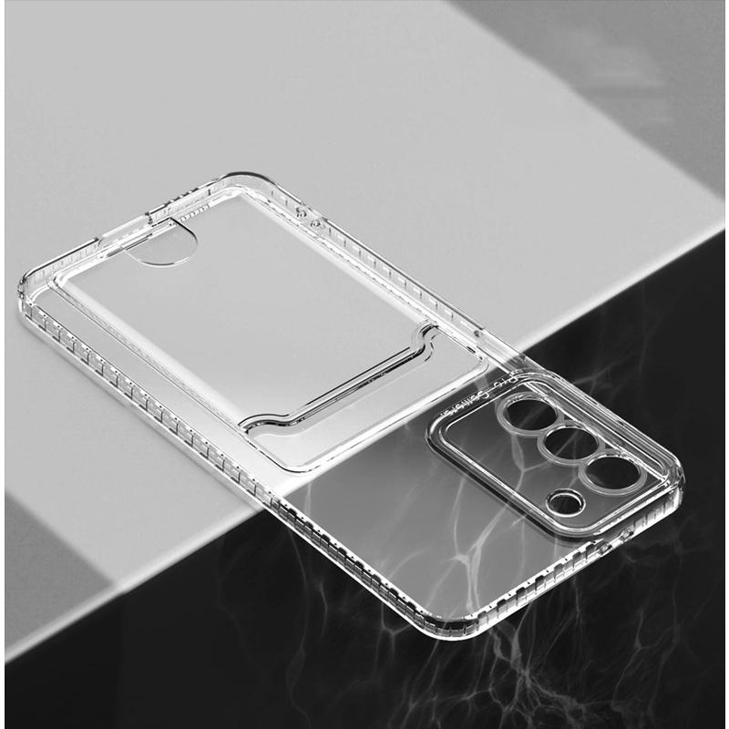 Ốp Lưng Silicon Cho Samsung S23 Ultra / S23 PLus / S22 Ultra / S22 Plus / Note 20 Ultra / Note 20 / S21 Ultra / S21 Plus Có Ngăn Để Thẻ